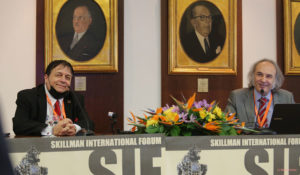 Dr Urs and Dr Giovanni chair a sessionDr Urs and Dr Giovanni chair a session