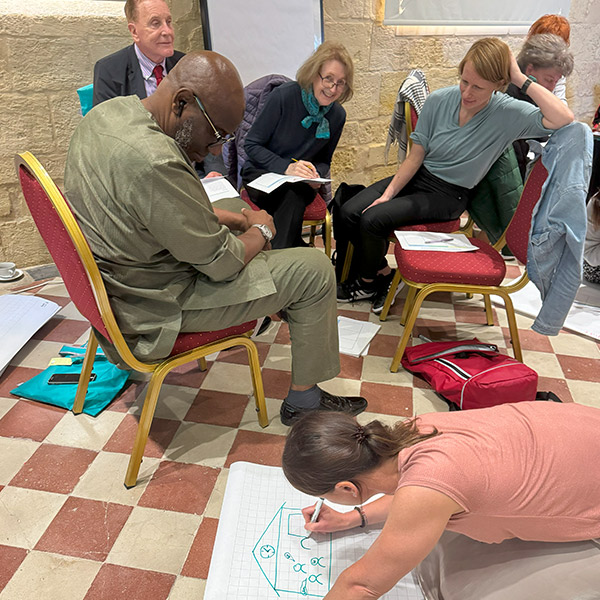 Delegates had to work together to resolve complex problems
